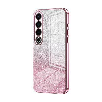 Meizu 20 Pro Glitter Powder Electroplated Gradient Phone Case – Fashionable & Luxurious with Anti-Fingerprint Coating, Shock-Absorption, and Lens Protection