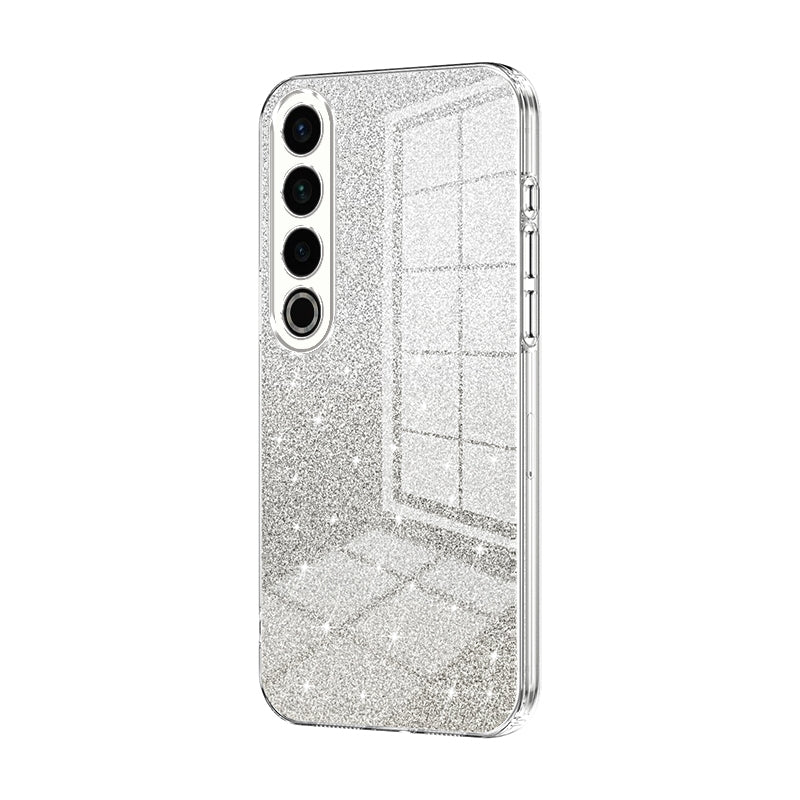 Meizu 20 Pro Glitter Powder Electroplated Gradient Phone Case – Fashionable & Luxurious with Anti-Fingerprint Coating, Shock-Absorption, and Lens Protection
