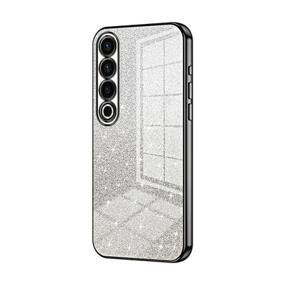 Meizu 20 Pro Glitter Powder Electroplated Gradient Phone Case – Fashionable & Luxurious with Anti-Fingerprint Coating, Shock-Absorption, and Lens Protection