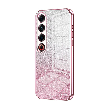 Meizu 21 Pro Glitter Powder Electroplated Gradient Phone Case – Fashionable & Luxurious with Anti-Fingerprint Coating, Shock-Absorption, and Lens Protection