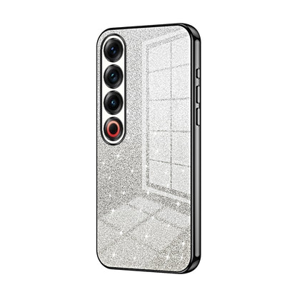 Meizu 21 Pro Glitter Powder Electroplated Gradient Phone Case – Fashionable & Luxurious with Anti-Fingerprint Coating, Shock-Absorption, and Lens Protection
