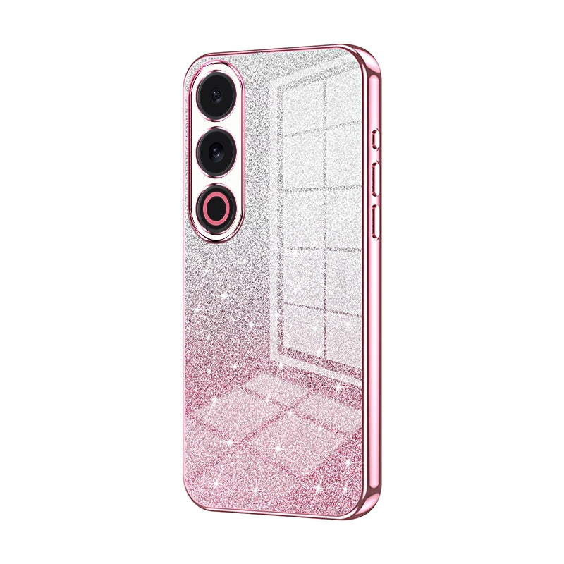 Meizu 21 Note Glitter Powder Electroplated Gradient Phone Case – Fashionable & Luxurious with Anti-Fingerprint Coating, Shock-Absorption, and Lens Protection