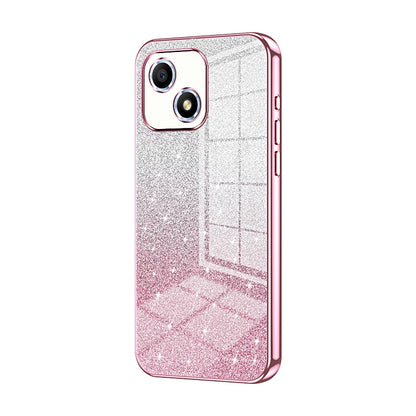 Honor Play 30 Glitter Powder Electroplated Gradient Phone Case – Fashionable & Luxurious with Anti-Fingerprint Coating, Shock-Absorption, and Lens Protection
