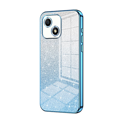 Honor Play 30 Glitter Powder Electroplated Gradient Phone Case – Fashionable & Luxurious with Anti-Fingerprint Coating, Shock-Absorption, and Lens Protection