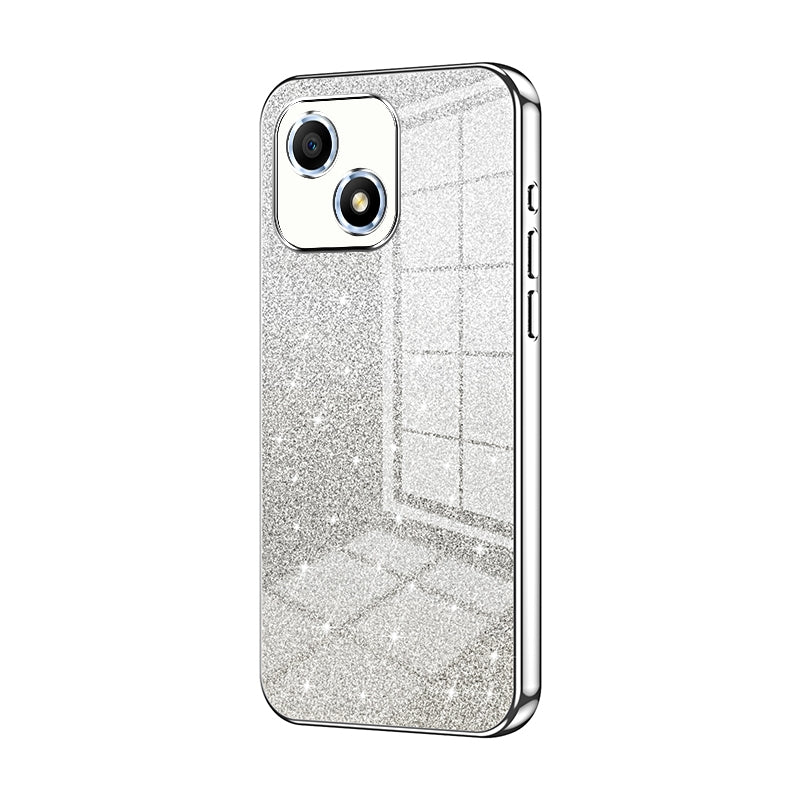 Honor Play 30 Glitter Powder Electroplated Gradient Phone Case – Fashionable & Luxurious with Anti-Fingerprint Coating, Shock-Absorption, and Lens Protection