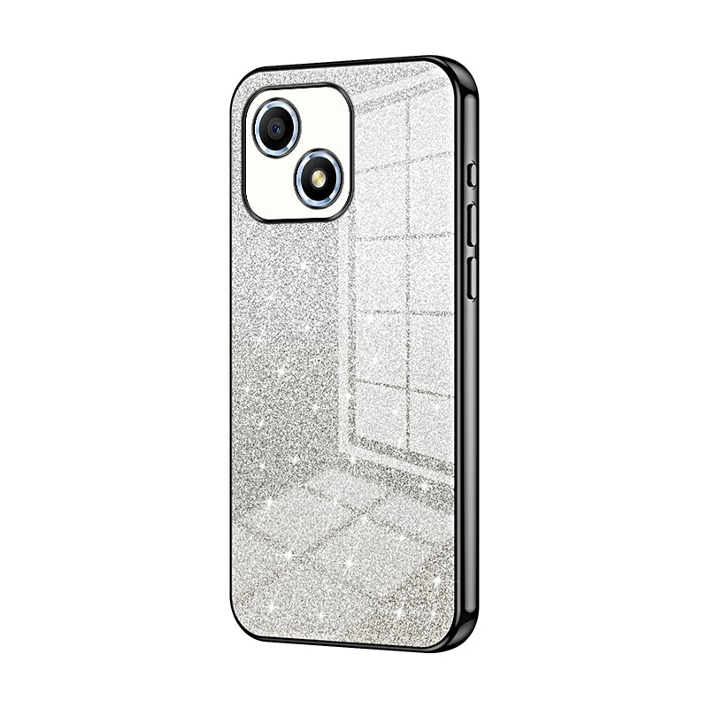 Honor Play 30 Glitter Powder Electroplated Gradient Phone Case – Fashionable & Luxurious with Anti-Fingerprint Coating, Shock-Absorption, and Lens Protection