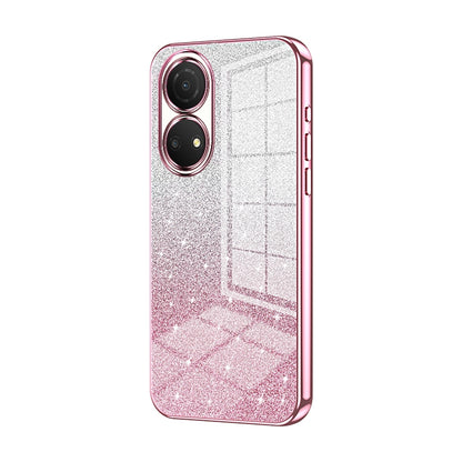 Honor Play 30 Plus Glitter Powder Electroplated Gradient Phone Case – Fashionable & Luxurious with Anti-Fingerprint Coating, Shock-Absorption, and Lens Protection