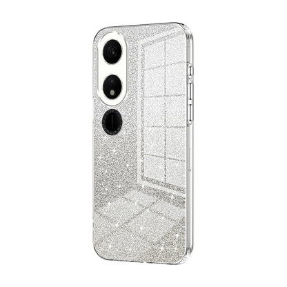 Honor Play 40 Glitter Powder Electroplated Gradient Phone Case – Fashionable & Luxurious with Anti-Fingerprint Coating, Shock-Absorption, and Lens Protection