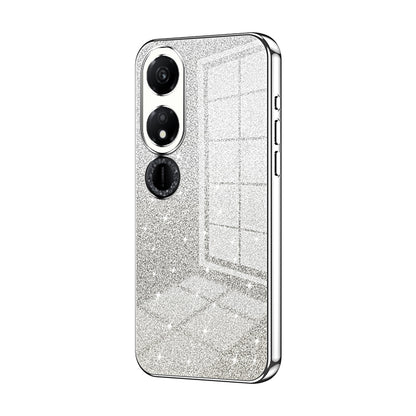 Honor Play 40 Glitter Powder Electroplated Gradient Phone Case – Fashionable & Luxurious with Anti-Fingerprint Coating, Shock-Absorption, and Lens Protection