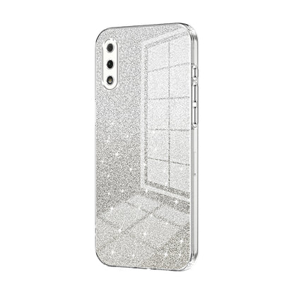 Honor 9X Glitter Powder Electroplated Gradient Phone Case – Fashionable & Luxurious with Anti-Fingerprint Coating, Shock-Absorption, and Lens Protection