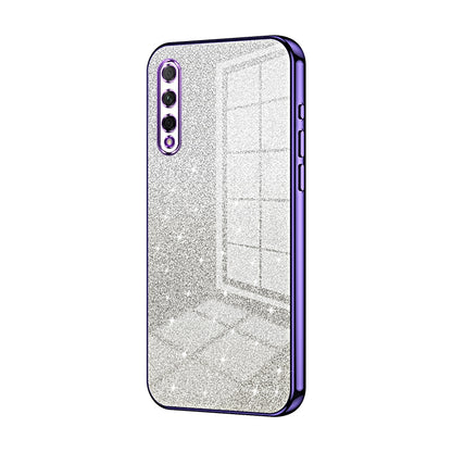 Honor 9X Pro Glitter Powder Electroplated Gradient Phone Case – Fashionable & Luxurious with Anti-Fingerprint Coating, Shock-Absorption, and Lens Protection