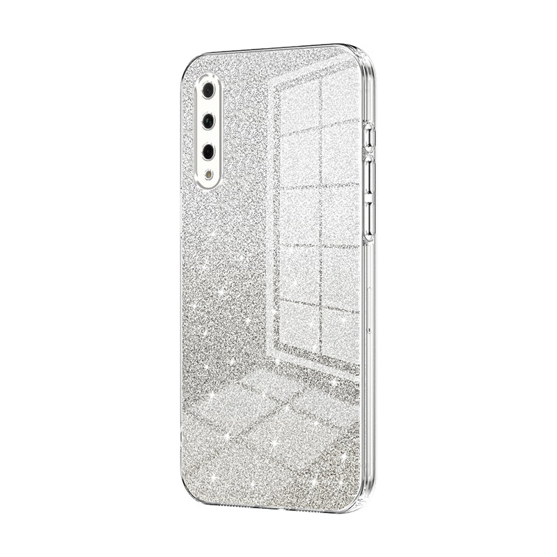Honor 9X Pro Glitter Powder Electroplated Gradient Phone Case – Fashionable & Luxurious with Anti-Fingerprint Coating, Shock-Absorption, and Lens Protection