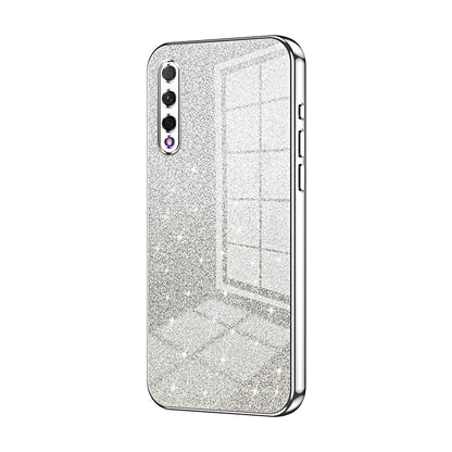 Honor 9X Pro Glitter Powder Electroplated Gradient Phone Case – Fashionable & Luxurious with Anti-Fingerprint Coating, Shock-Absorption, and Lens Protection