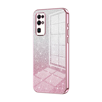 Honor 30 Glitter Powder Electroplated Gradient Phone Case – Fashionable & Luxurious with Anti-Fingerprint Coating, Shock-Absorption, and Lens Protection