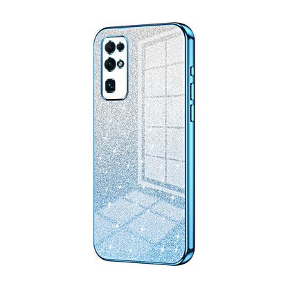 Honor 30 Glitter Powder Electroplated Gradient Phone Case – Fashionable & Luxurious with Anti-Fingerprint Coating, Shock-Absorption, and Lens Protection