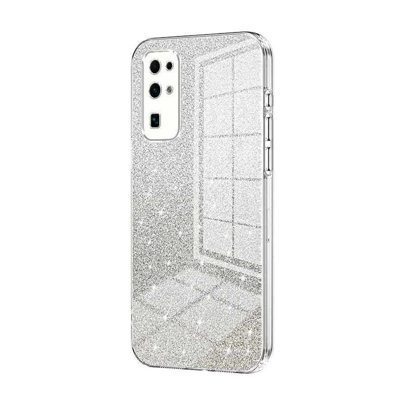 Honor 30 Glitter Powder Electroplated Gradient Phone Case – Fashionable & Luxurious with Anti-Fingerprint Coating, Shock-Absorption, and Lens Protection