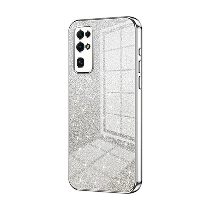 Honor 30 Glitter Powder Electroplated Gradient Phone Case – Fashionable & Luxurious with Anti-Fingerprint Coating, Shock-Absorption, and Lens Protection