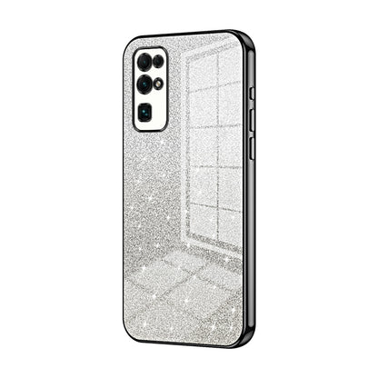 Honor 30 Glitter Powder Electroplated Gradient Phone Case – Fashionable & Luxurious with Anti-Fingerprint Coating, Shock-Absorption, and Lens Protection