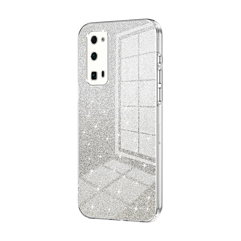 Honor 30 Pro+ Glitter Powder Electroplated Gradient Phone Case – Fashionable & Luxurious with Anti-Fingerprint Coating, Shock-Absorption, and Lens Protection