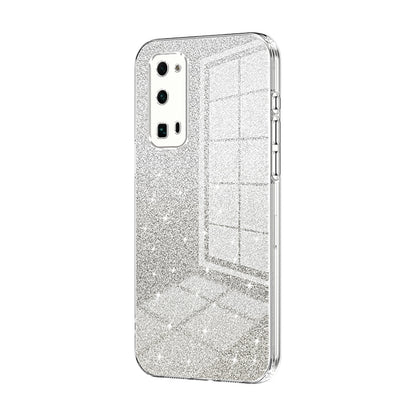 Honor 30 Pro+ Glitter Powder Electroplated Gradient Phone Case – Fashionable & Luxurious with Anti-Fingerprint Coating, Shock-Absorption, and Lens Protection
