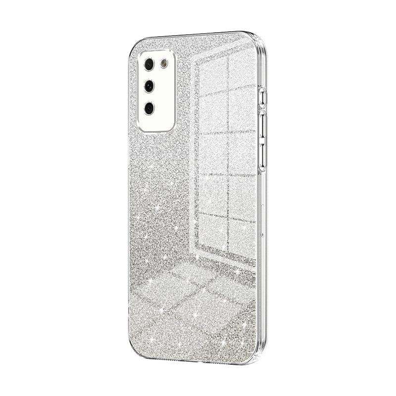 Honor 30 Youth Glitter Powder Electroplated Gradient Phone Case – Fashionable & Luxurious with Anti-Fingerprint Coating, Shock-Absorption, and Lens Protection