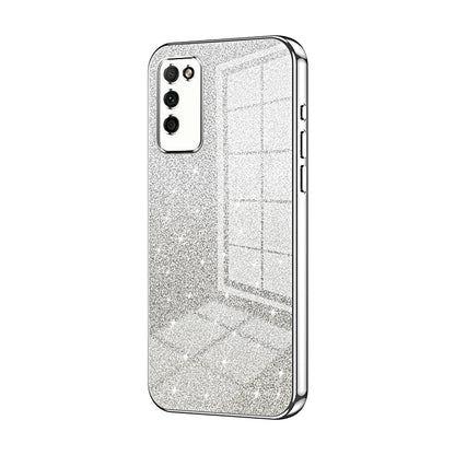 Honor 30 Youth Glitter Powder Electroplated Gradient Phone Case – Fashionable & Luxurious with Anti-Fingerprint Coating, Shock-Absorption, and Lens Protection