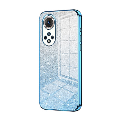 Honor 50 Glitter Powder Electroplated Gradient Phone Case – Fashionable & Luxurious with Anti-Fingerprint Coating, Shock-Absorption, and Lens Protection