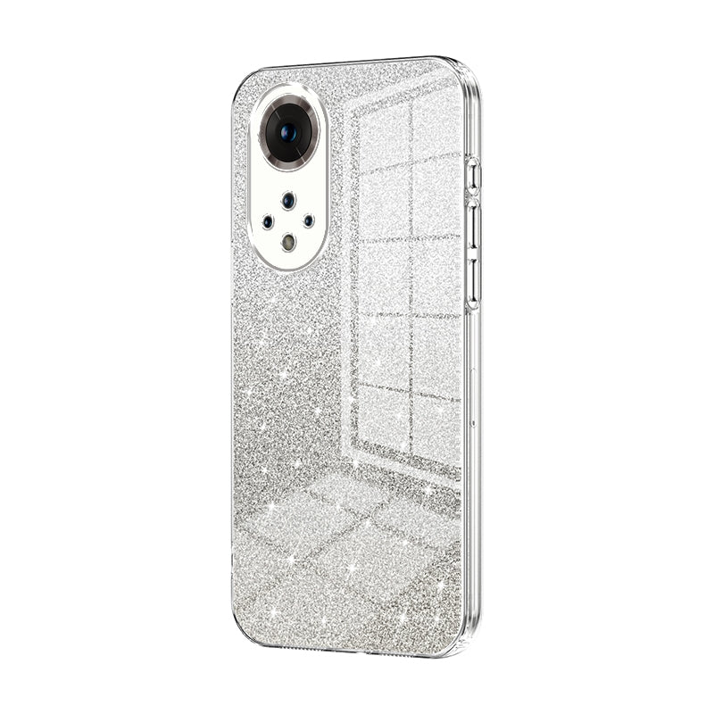 Honor 50 Glitter Powder Electroplated Gradient Phone Case – Fashionable & Luxurious with Anti-Fingerprint Coating, Shock-Absorption, and Lens Protection