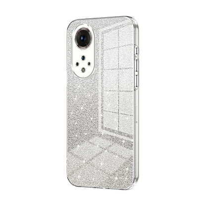 Honor 50 Glitter Powder Electroplated Gradient Phone Case – Fashionable & Luxurious with Anti-Fingerprint Coating, Shock-Absorption, and Lens Protection