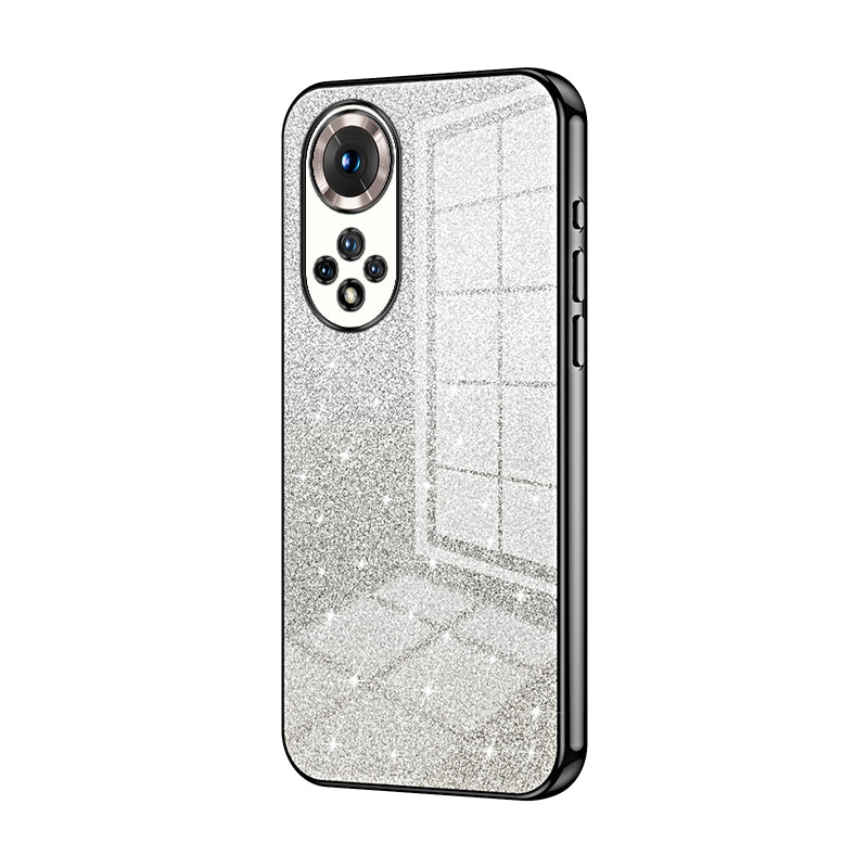 Honor 50 Glitter Powder Electroplated Gradient Phone Case – Fashionable & Luxurious with Anti-Fingerprint Coating, Shock-Absorption, and Lens Protection