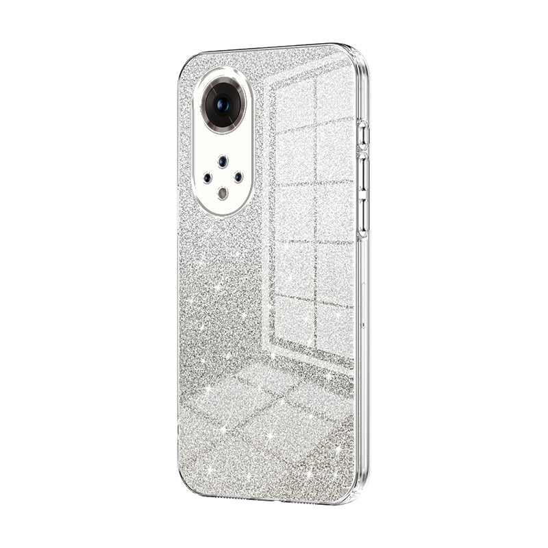 Honor 50 Pro Glitter Powder Electroplated Gradient Phone Case – Fashionable & Luxurious with Anti-Fingerprint Coating, Shock-Absorption, and Lens Protection