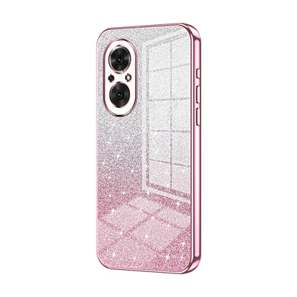 Honor 50 SE Glitter Powder Electroplated Gradient Phone Case – Fashionable & Luxurious with Anti-Fingerprint Coating, Shock-Absorption, and Lens Protection