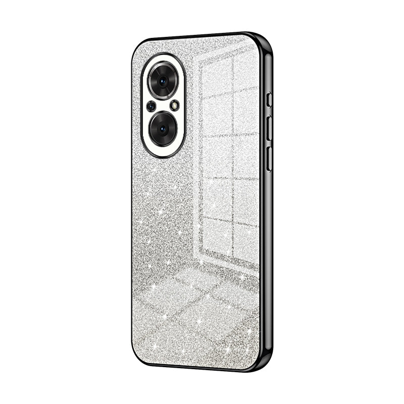 Honor 50 SE Glitter Powder Electroplated Gradient Phone Case – Fashionable & Luxurious with Anti-Fingerprint Coating, Shock-Absorption, and Lens Protection