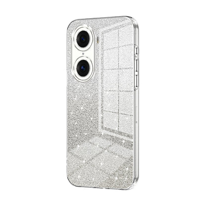 Honor 60 Pro Glitter Powder Electroplated Gradient Phone Case – Fashionable & Luxurious with Anti-Fingerprint Coating, Shock-Absorption, and Lens Protection