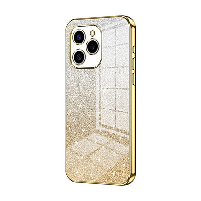 Honor 60 SE Glitter Powder Electroplated Gradient Phone Case – Fashionable & Luxurious with Anti-Fingerprint Coating, Shock-Absorption, and Lens Protection