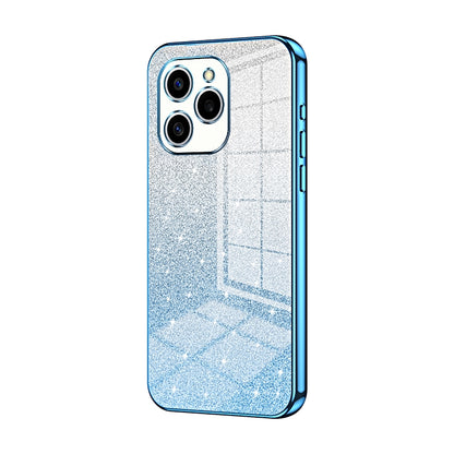 Honor 60 SE Glitter Powder Electroplated Gradient Phone Case – Fashionable & Luxurious with Anti-Fingerprint Coating, Shock-Absorption, and Lens Protection
