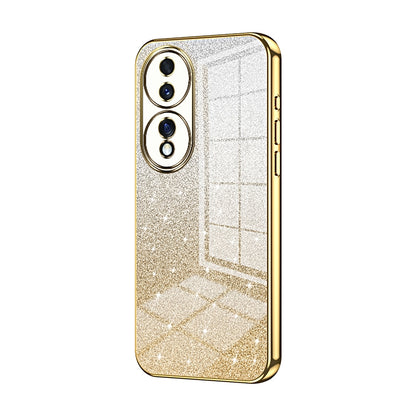 Honor 70 Glitter Powder Electroplated Gradient Phone Case – Fashionable & Luxurious with Anti-Fingerprint Coating, Shock-Absorption, and Lens Protection