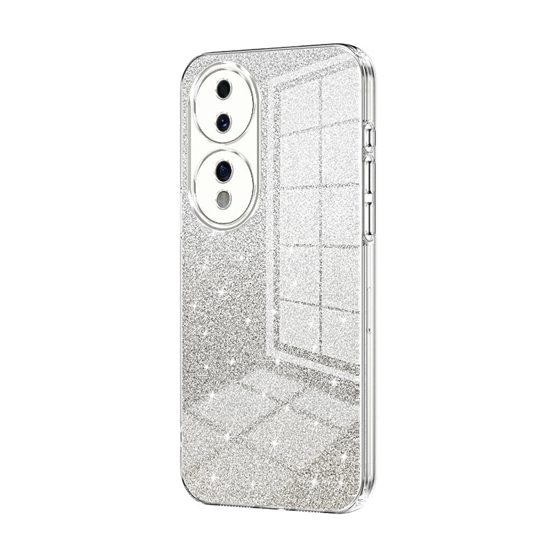 Honor 70 Glitter Powder Electroplated Gradient Phone Case – Fashionable & Luxurious with Anti-Fingerprint Coating, Shock-Absorption, and Lens Protection