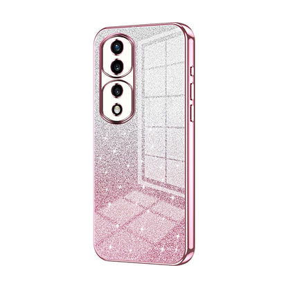 Honor 70 Pro Glitter Powder Electroplated Gradient Phone Case – Fashionable & Luxurious with Anti-Fingerprint Coating, Shock-Absorption, and Lens Protection