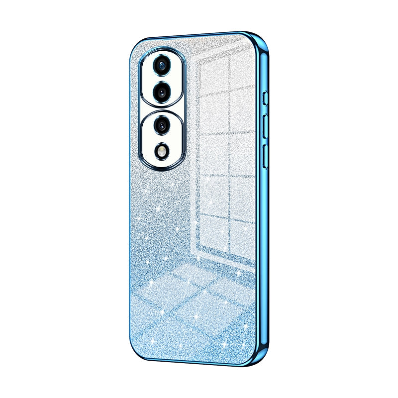 Honor 70 Pro Glitter Powder Electroplated Gradient Phone Case – Fashionable & Luxurious with Anti-Fingerprint Coating, Shock-Absorption, and Lens Protection