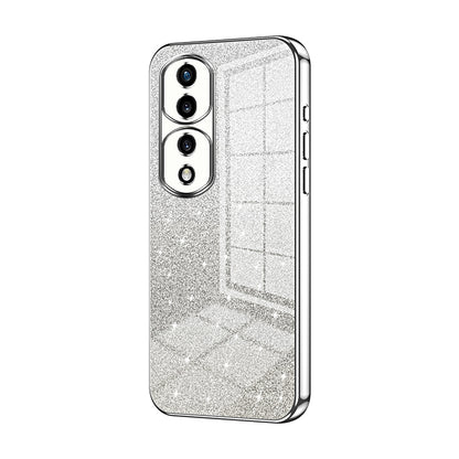 Honor 70 Pro+ Glitter Powder Electroplated Gradient Phone Case – Fashionable & Luxurious with Anti-Fingerprint Coating, Shock-Absorption, and Lens Protection