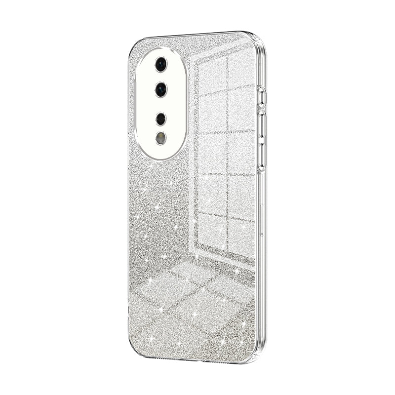 Honor 80 Glitter Powder Electroplated Gradient Phone Case – Fashionable & Luxurious with Anti-Fingerprint Coating, Shock-Absorption, and Lens Protection