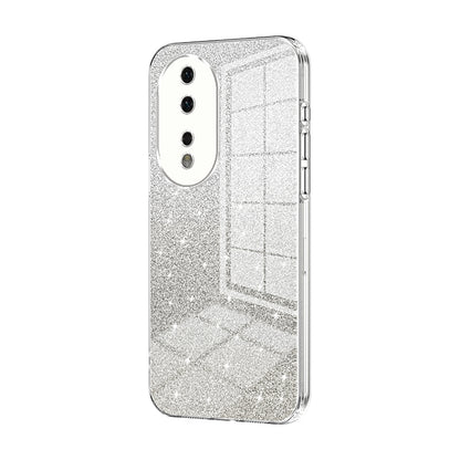 Honor 80 Glitter Powder Electroplated Gradient Phone Case – Fashionable & Luxurious with Anti-Fingerprint Coating, Shock-Absorption, and Lens Protection