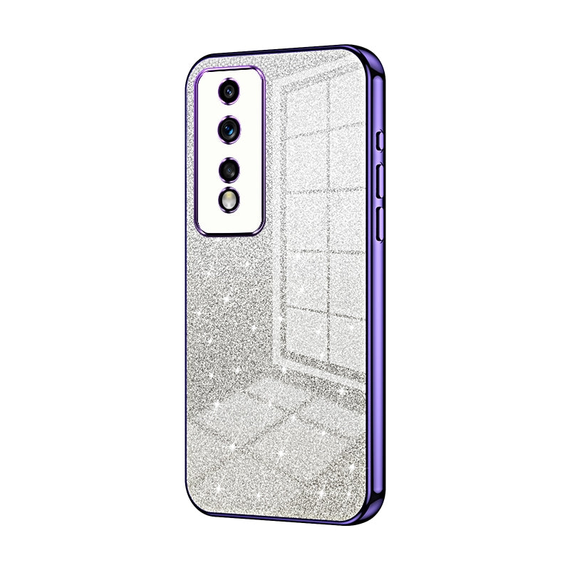 Honor 80 GT Glitter Powder Electroplated Gradient Phone Case – Fashionable & Luxurious with Anti-Fingerprint Coating, Shock-Absorption, and Lens Protection