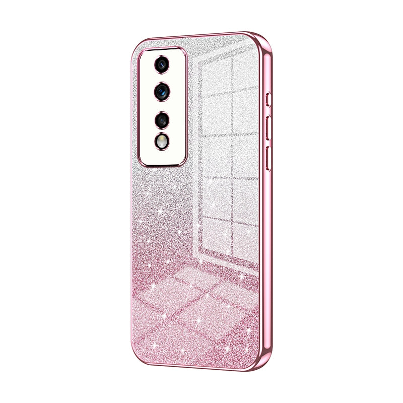 Honor 80 GT Glitter Powder Electroplated Gradient Phone Case – Fashionable & Luxurious with Anti-Fingerprint Coating, Shock-Absorption, and Lens Protection