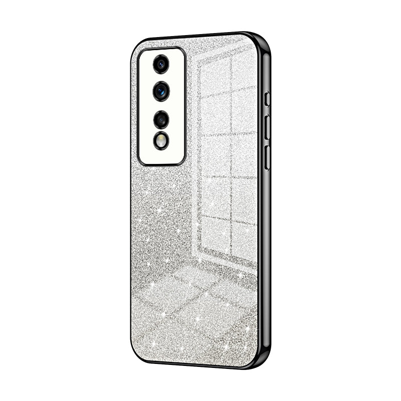 Honor 80 GT Glitter Powder Electroplated Gradient Phone Case – Fashionable & Luxurious with Anti-Fingerprint Coating, Shock-Absorption, and Lens Protection