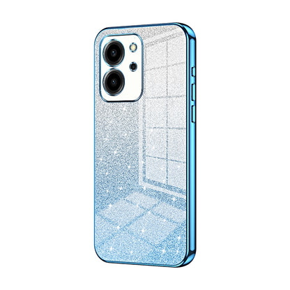 Honor 80 SE Glitter Powder Electroplated Gradient Phone Case – Fashionable & Luxurious with Anti-Fingerprint Coating, Shock-Absorption, and Lens Protection