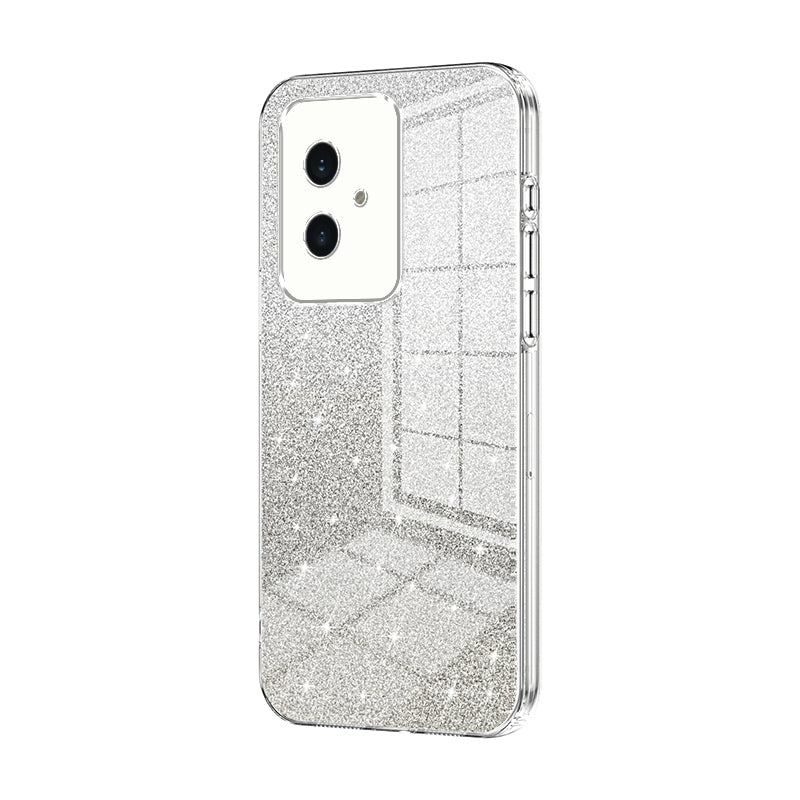 Honor 100 Glitter Powder Electroplated Gradient Phone Case – Fashionable & Luxurious with Anti-Fingerprint Coating, Shock-Absorption, and Lens Protection