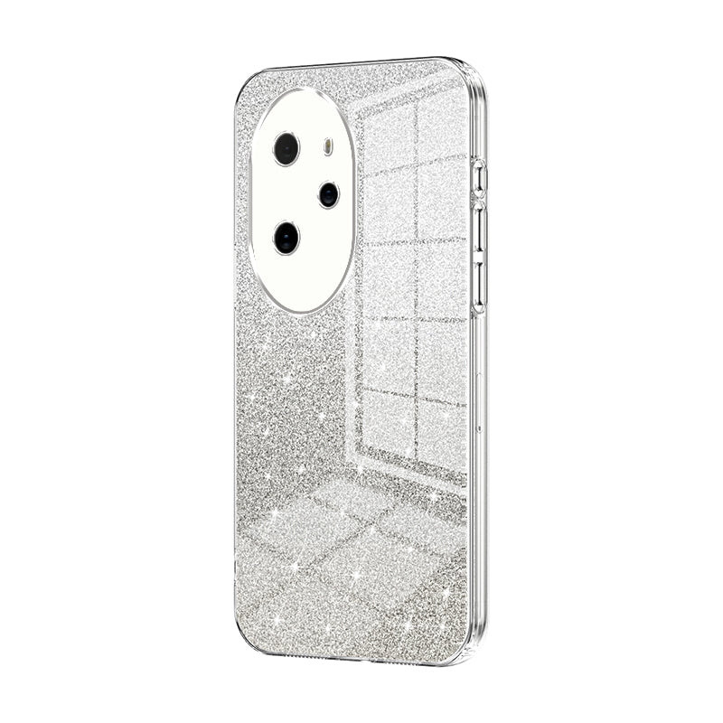 Honor 100 Pro Glitter Powder Electroplated Gradient Phone Case – Fashionable & Luxurious with Anti-Fingerprint Coating, Shock-Absorption, and Lens Protection