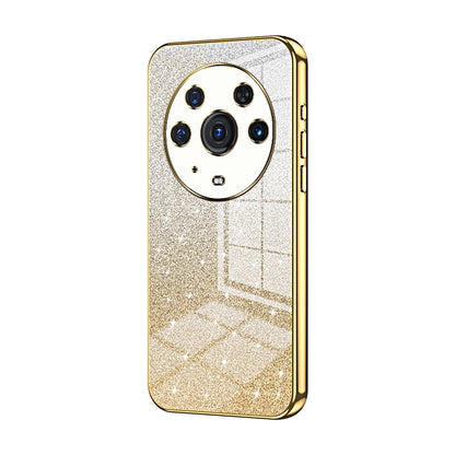 Honor Magic3 Pro Glitter Powder Electroplated Gradient Phone Case – Fashionable & Luxurious with Anti-Fingerprint Coating, Shock-Absorption, and Lens Protection